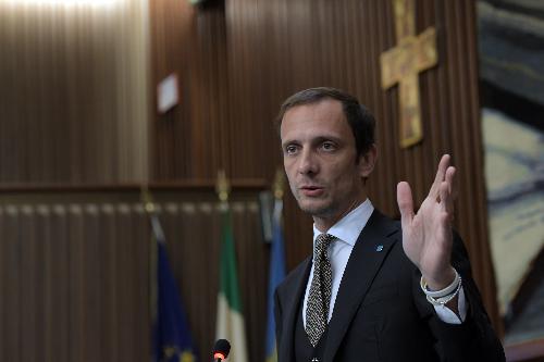 Il governatore Massimiliano Fedriga